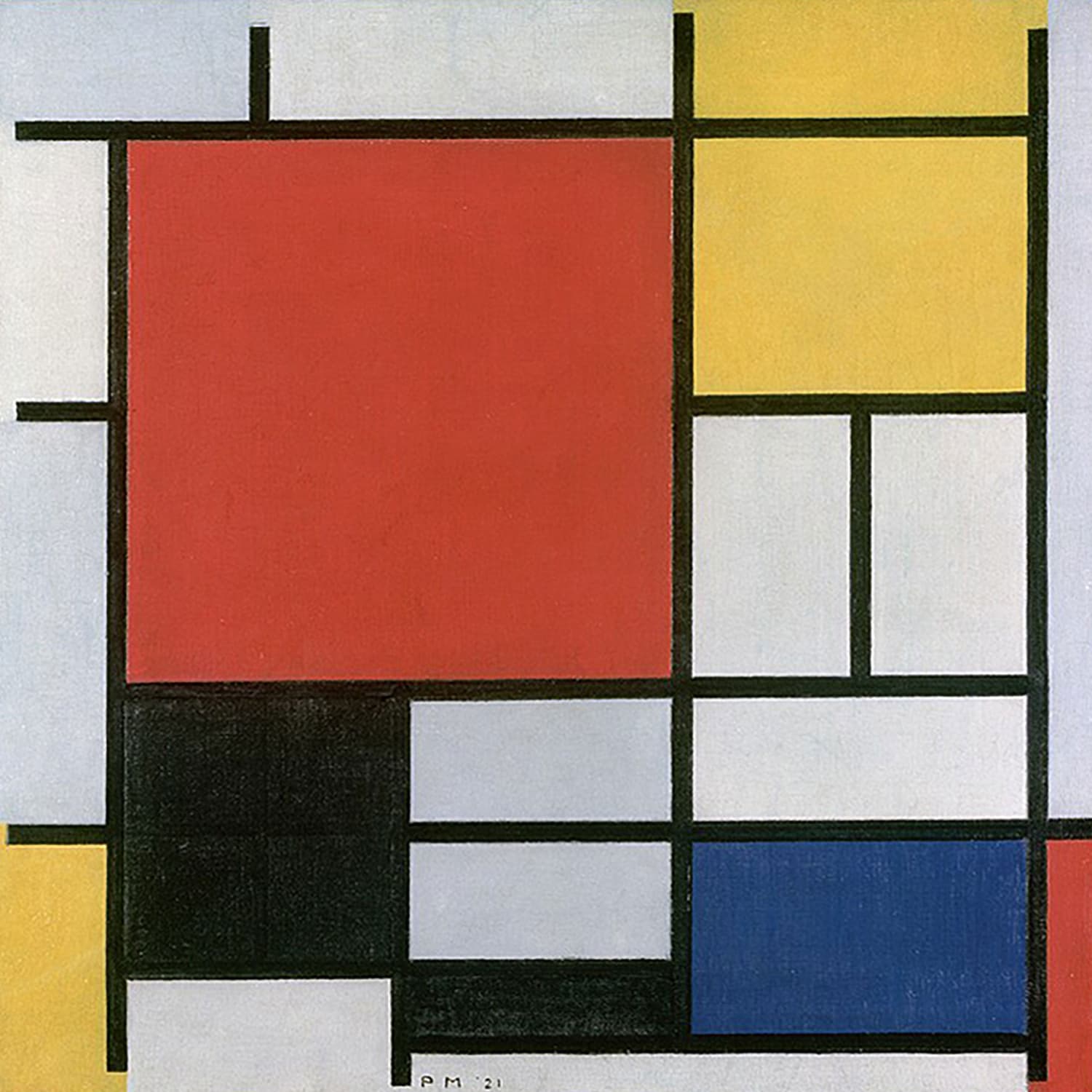 Piet Mondrian — Composition, 1921