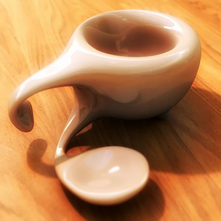 Coffee and sugar cup